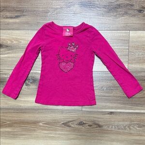 Hello Kitty Fuchsia Long Sleeve Tee for Kids